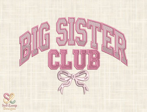 Big Sister Club Varsity Bow Embroidery Review
