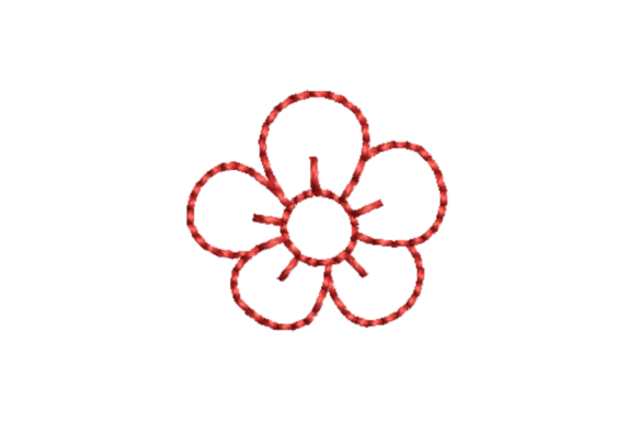 Flower Doodle Redwork: A Designer's Review