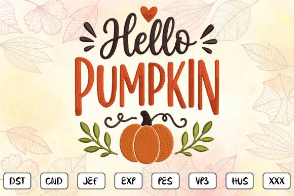 Hello Pumpkin Embroidery Design: A Boutique Review
