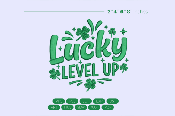 Lucky Level Up Embroidery: A Designer Review